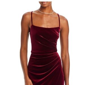 AQUA Velvet cocktail dress